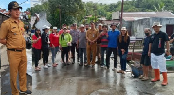 Hukum Tua Youke Tielung Pimpin Aksi Bersih-bersih Sampah di Jembatan Parerengan Remboken