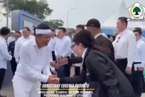 Anggota DPR RI Christiany Eugenia Paruntu Hadiri Peresmian Groundbreaking Industri Baterai Listrik Terintegrasi Bersama Presiden RI
