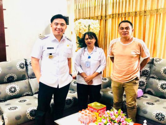 Bupati Michael Thungari Beri Semangat untuk SSB Malahasa Wakili Sangihe