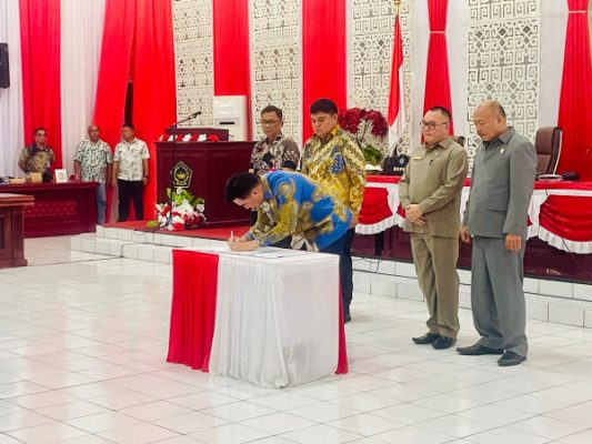 Harmoni Anggaran: Ranperda APBD 2024 Disepakati, Bupati Sangihe Tegaskan Semangat Demokrasi Sehat
