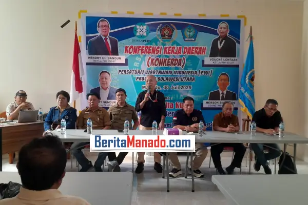 Jelang Kongres Persatuan, PWI Sulawesi Utara Tegas Dukung Hendry Ch. Bangun