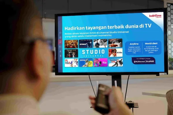 Telkomsel Manjakan Pelanggan, Hadirkan Studio Universal di IndiHome TV