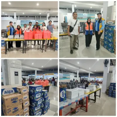 Pelindo Regional 4 Manado Salurkan Bantuan Kemanusiaan untuk Korban Kebakaran KM Barcelona V