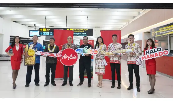 Buka Akses ke Nyiur Melambai, Ini Jadwal Penerbangan AirAsia Rute Manado-Jakarta