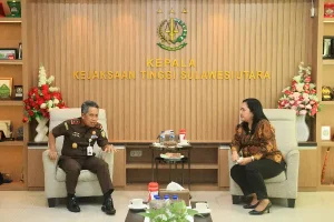 Awali Masa Jabatan di BRI Regional 16 Manado, Elizabeth Primasari Langsung ke Kejati Sulut