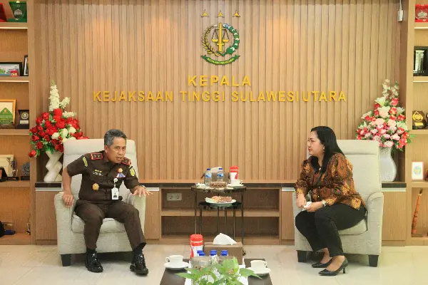 Awali Masa Jabatan di BRI Regional 16 Manado, Elizabeth Primasari Langsung ke Kejati Sulut