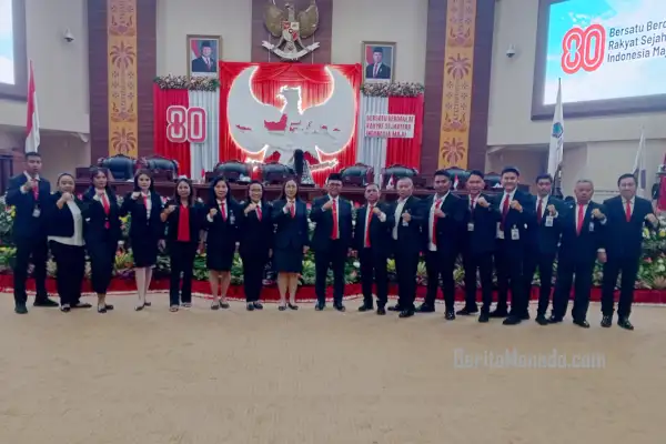 Rapat Paripurna DPRD Sukses, Niklas Silangen: Berkat Tuhan dan Bimbingan dari Pimpinan DPRD