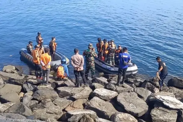 Tim SAR Gabungan Terus Lanjutkan Pencarian Bocah yang Hilang di Pantai Amurang