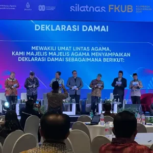 Deklarasi Damai Umat Beragama Disampaikan dalam Silatnas FKUB 2025