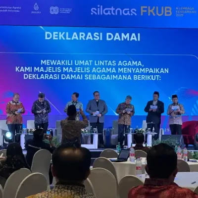 Deklarasi Damai Umat Beragama Disampaikan dalam Silatnas FKUB 2025