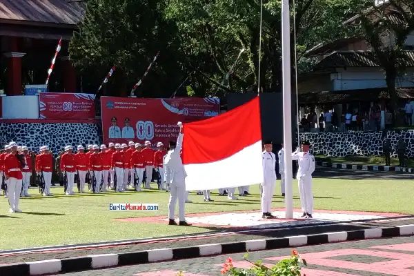 BREAKING NEWS: Upacara Peringatan HUT ke-80 RI Pemkab Minahasa Utara Khidmat
