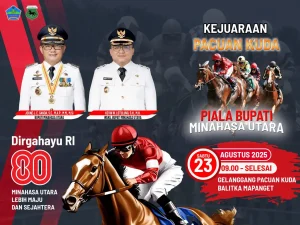 Siapkan Dirimu! Kejuaraan Pacuan Kuda Piala Bupati Minut Akhir Pekan Ini