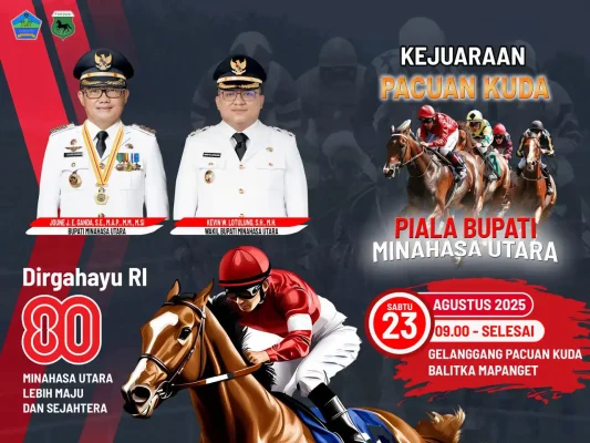 Siapkan Dirimu! Kejuaraan Pacuan Kuda Piala Bupati Minut Akhir Pekan Ini