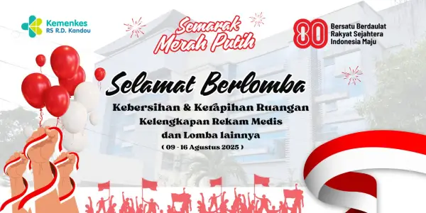 HUT ke-80 RI: "Semarak Merah Putih" Meriahkan Perayaan Kemerdekaan di RSUP Kandou Manado