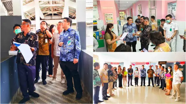 Komitmen RSUP Kandou Manado Jaga Kualitas Layanan: Inspeksi Ketat KRIS, Perkuat Kolaborasi Lintas Direktorat
