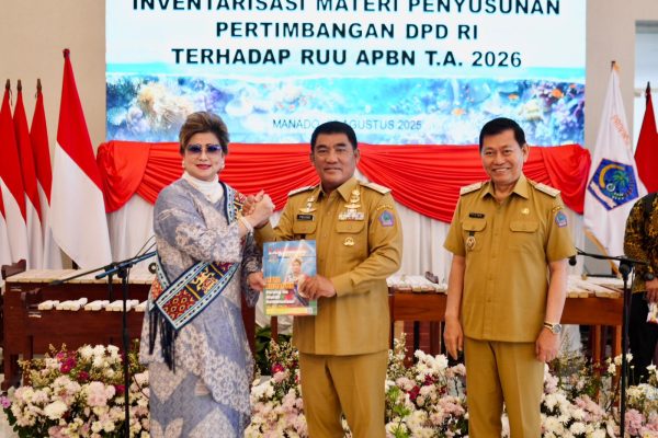Gubernur Yulius Selvanus Sambut Maya Rumantir dan Komite IV DPD-RI Bahas APBN 2026 untuk Sulut