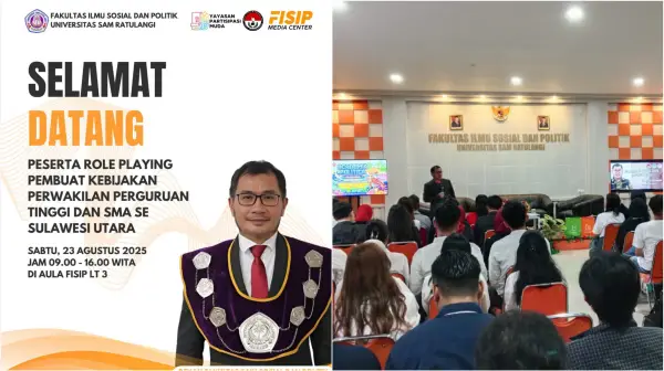 FISIP Unsrat Gelar Academia Politica, Generasi Muda Manado Diajak Peduli Akan Kebijakan Publik