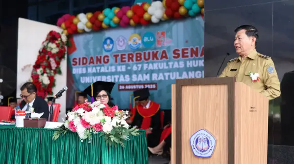 Mengawal Hukum di Era Disrupsi: Tantangan dan Harapan Gubernur Sulut untuk Fakultas Hukum Unsrat