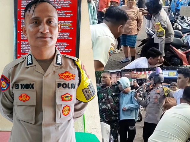 Aksi Heroik Pak Babin di Manado Cegah Tawuran Antar Kelompok Hingga Ringkus Dua Pemuda Bersajam
