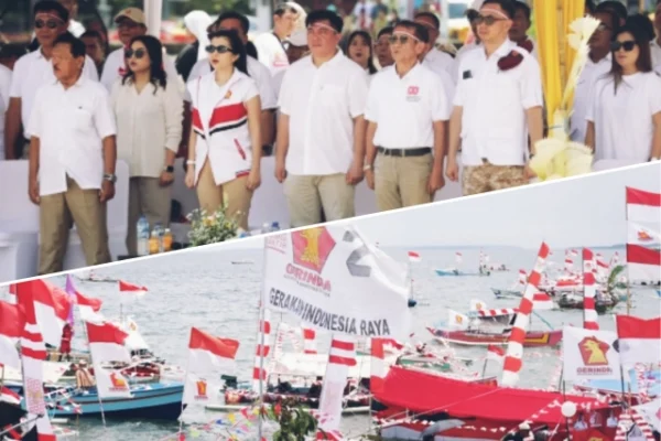 Dari Lomba Layangan Hingga Perahu Hias, Gebyar Kemerdekaan DPD Gerindra Sulut Meriah!