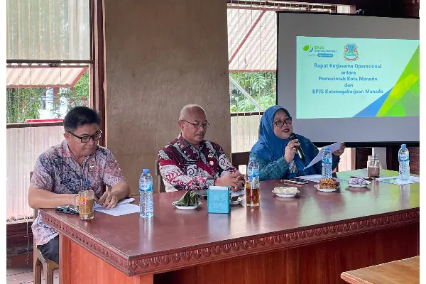 Pemerintah Kota Manado dan BPJS Ketenagakerjaan Mantapkan Perlindungan Pekerja Rentan