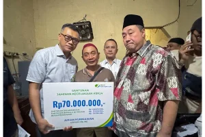 Gugur Saat On Bid, Keluarga Driver Ojol Terima Santunan dari BPJS Ketenagakerjaan