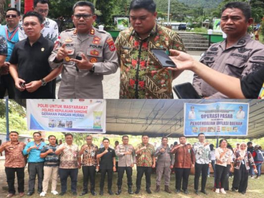 Polres Sangihe Salurkan 10 Ton Beras Murah ke 15 Kecamatan