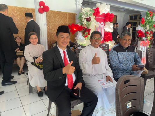 Penuh Makna, Pastor Jacob Adilang Hadiri Upacara HUT RI ke-80 di Tahuna