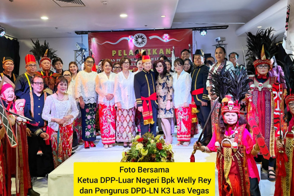 Pengukuhan Pengurus DPD-LN K3 Las Vegas 2025: Perkuat Kebersamaan dan Budaya Kawanua di Amerika