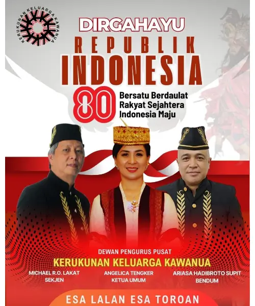 Kawanua di Panggung Emas 80 Tahun Indonesia Merdeka