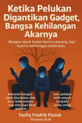 Ketika Pelukan Digantikan Gadget, Bangsa Kehilangan Akarnya 1 Gambar ini memiliki atribut alt yang kosong; nama berkasnya adalah Ketika-Pelukan-Digantikan-Gadget-Bangsa-Kehilangan-Akarnya-267x400.jpg
Ketika Pelukan Digantikan Gadget, Bangsa Kehilangan Akarnya