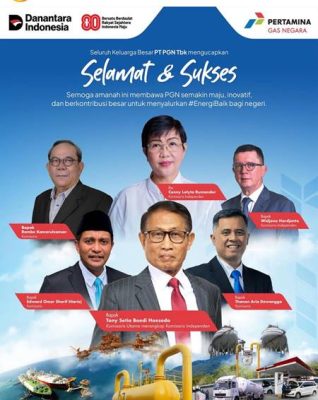 Susunan Komisaris PT Perusahaan Gas Negara Tbk (PGN)