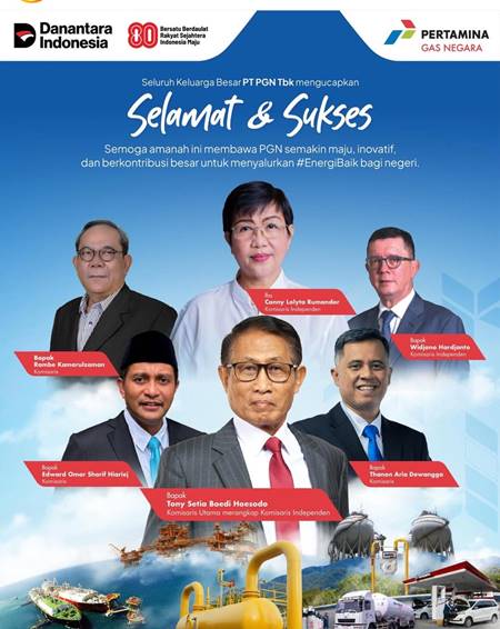 Conny Rumondor Resmi Jadi Komisaris Independen PGN, Perempuan Sulut di Panggung Energi Nasional