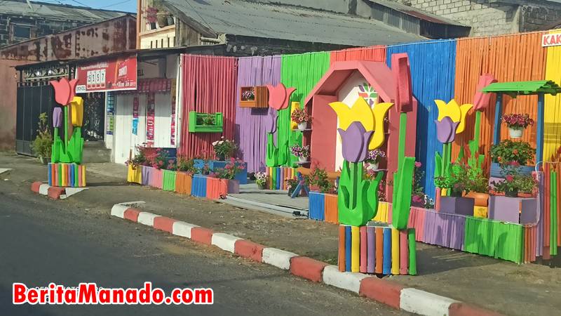 Ornamen Bunga Ramaikan Suasana Tomohon Jelang TIFF 2025