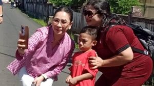 Vanda Sarundajang Tuai Simpati Warga Tomohon