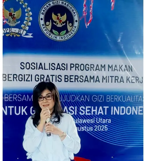 Sosialisasi MBG di Minahasa, DPR RI dan BGN Tekankan Pentingnya Pola Hidup Sehat