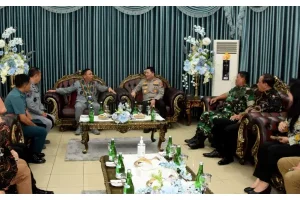 Perkuat Sinergi, Kunker Kepala Bakamla RI ke Sulut Disambut Kapoksalhi Pangdam Merdeka