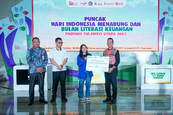 Pegadaian Kanwil V Manado Bagikan 250 Tabungan Emas di Hari Indonesia Menabung 2025