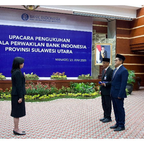 Deputi Gubernur Bank Indonesia Kenalkan Joko Supratikto sebagai Pemimpin Baru