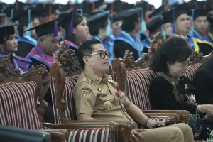 Joune Ganda Hadiri Wisuda Jajaran, Tegaskan  Magister Syarat Naik Jabatan