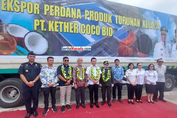Angin Segar dari Minahasa Utara, Yulius Selvanus Apresiasi PT Kether Coco Bio: Tembus Pasar Global dengan Ekspor Perdana Rp12 Miliar