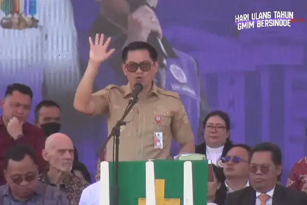 Pesan Joune Ganda di HUT ke-91 GMIM Bersinode: Wujud Nyata Cinta Kasih Tuhan