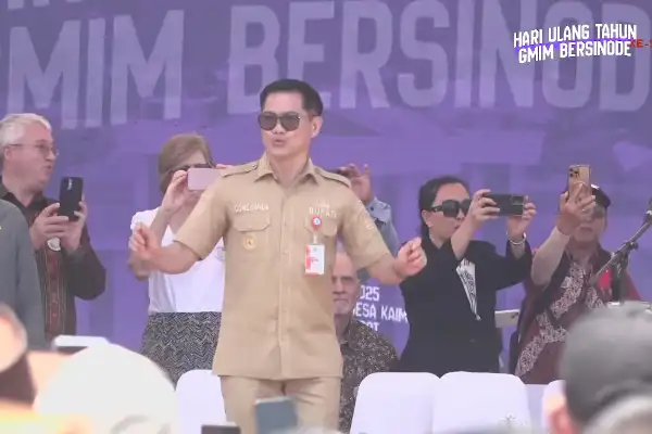 Diam-diam Joune Ganda Piawai Jadi Dirigen, Pimpin Paduan Suara Ratusan Pendeta dan Pelsus di HUT ke-91 GMIM Bersinode