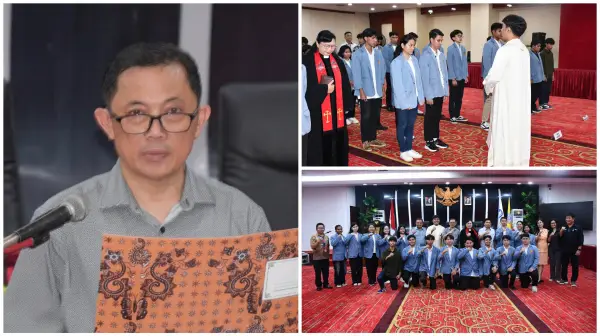 Pengurus Empat UKM Unsrat Dilantik, Berty Sompie Ingatkan Seimbangkan Prestasi dan Akademik