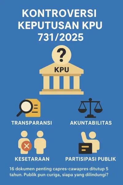 Keputusan Misterius KPU 731/2025: Publik Curiga Ada yang Ditutupi?