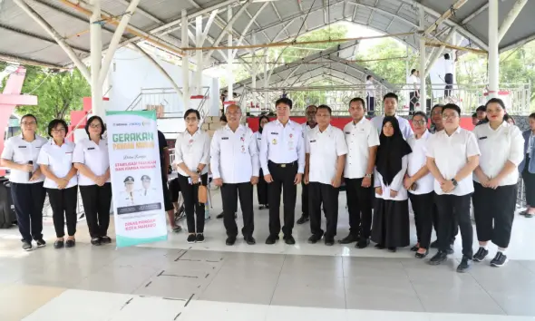 Pemkot Manado Gelar Gerakan Pangan Murah, Warga Serbu Pasar Murah di Sparta Tikala