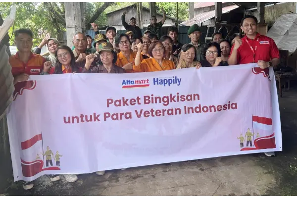 Penghargaan bagi Pejuang Kemerdekaan, Alfamart dan Happily Salurkan Bantuan bagi Veteran