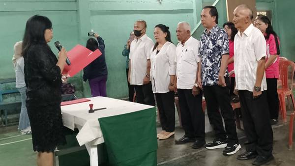 BPD Amongena Dua Dikukuhkan, Ini Harapan Hukum Tua Jecklan Waworuntu