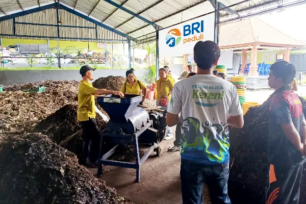 BRI Peduli Beri Pelatihan Diversifikasi dan Penguatan Mutu Produk Pupuk Kompos