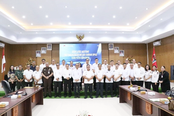 Pemkab Minahasa Perkuat Sinergi Pengendalian Inflasi Lewat TPID